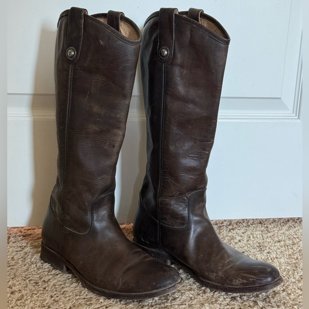 FRYE AND CO. Brown Heeled Boots